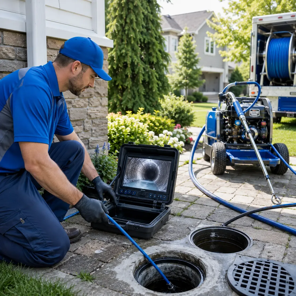 Outdoor drain cleaning professionals serving Sloan, IA